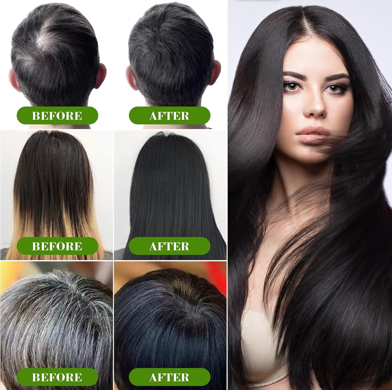 TRANSFORMA TU CABELLO CON NUESTRO SHAMPOO HIDRATANTE CUBRE CANAS